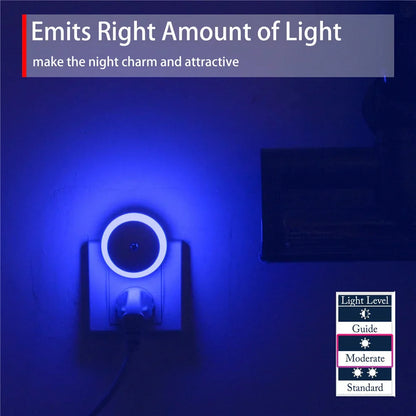 Smart LED Night Light with Auto Dimmer and Sensor