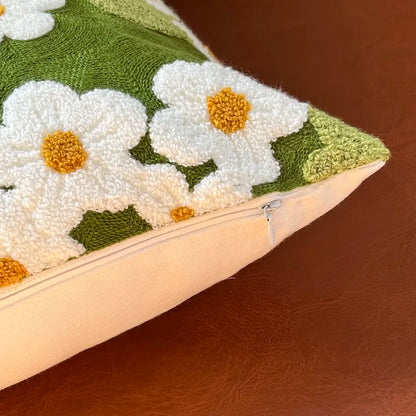 Colorful Floral Sewing Pillow Cover