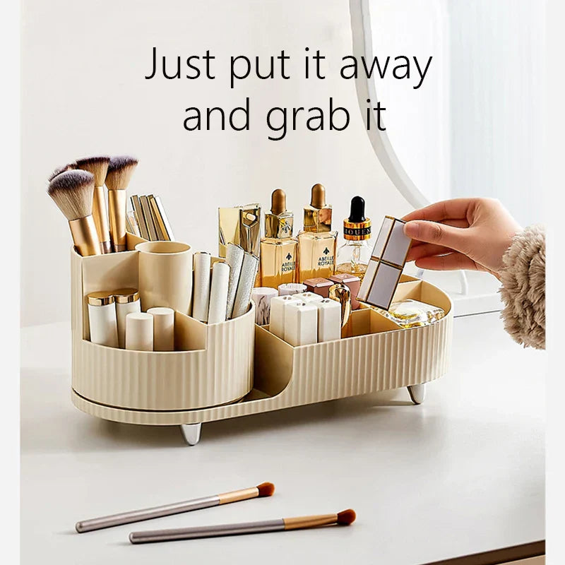 Clear Rotating Makeup Storage Case