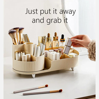 Clear Rotating Makeup Storage Case