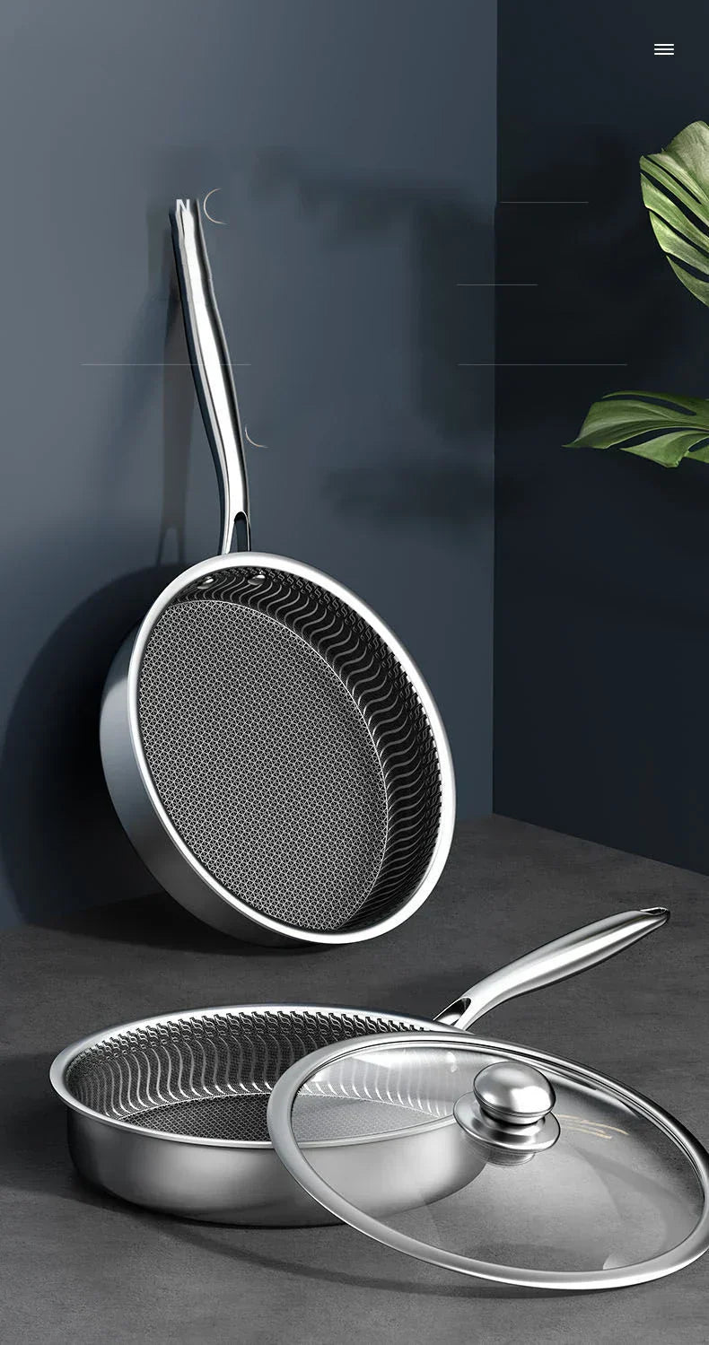 Non Stick Easy Clean Frying Pan with Healthy Coating - Befez