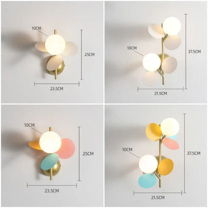 Stylish LED Glass Wall Light Fixture