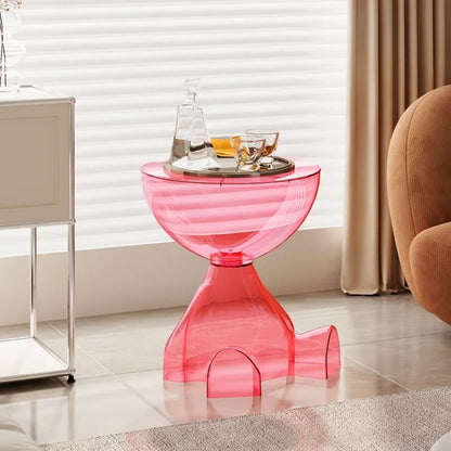 Compact Folding End Table