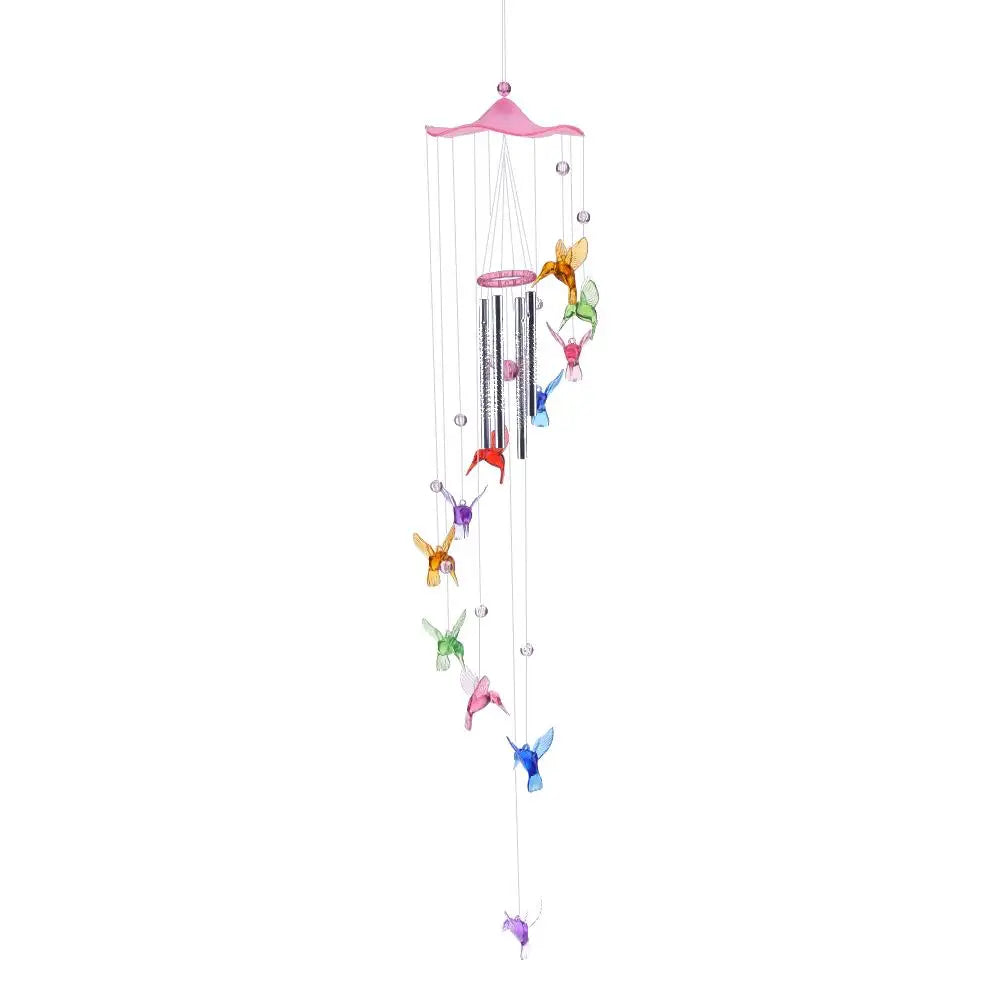 Delicate Metal Wind Chime with Bells and Butterfly
