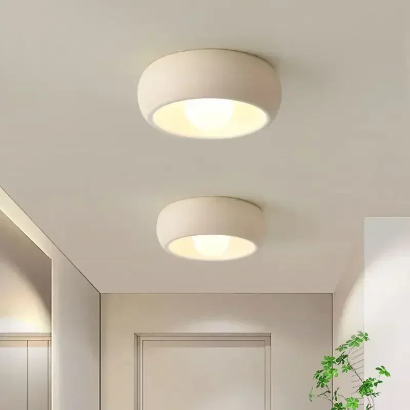 Simple Asian Style Round LED Ceiling Light