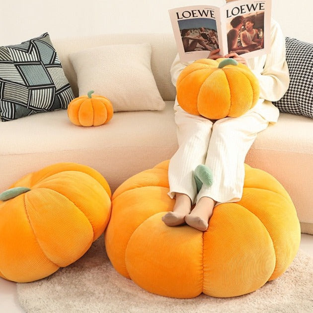 Soft Orange Fall Pillow