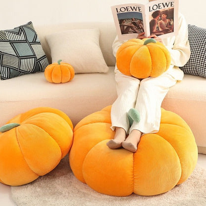 Soft Orange Fall Pillow