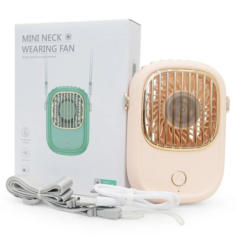 Compact Personal Neck Cooler Fan