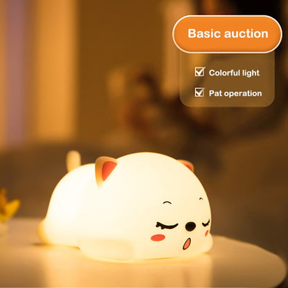 Cute Kitty Small LED Nightlight Lamp