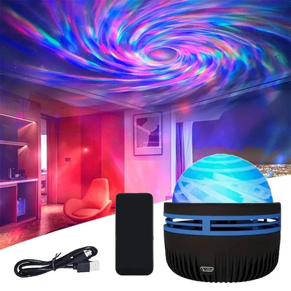 Colorful Night Light Projector with Music and Remote