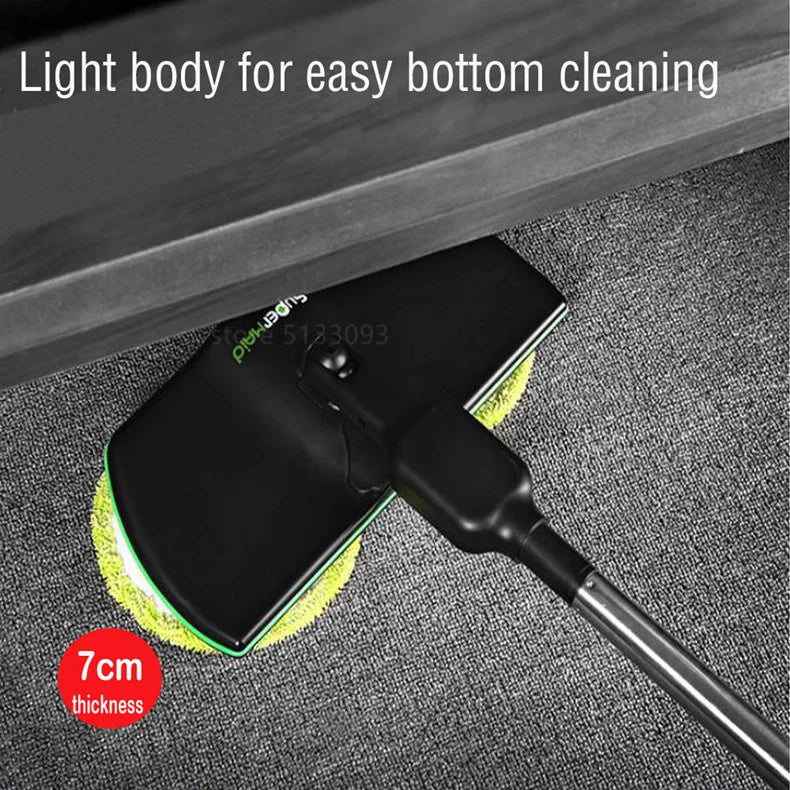 Wireless Rechargeable Floor Mop Cleaning Scrubber