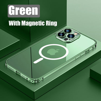 Strong Metal Phone Case with Magnetic Closure
