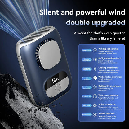 Compact Personal Mini Fan with LED Display