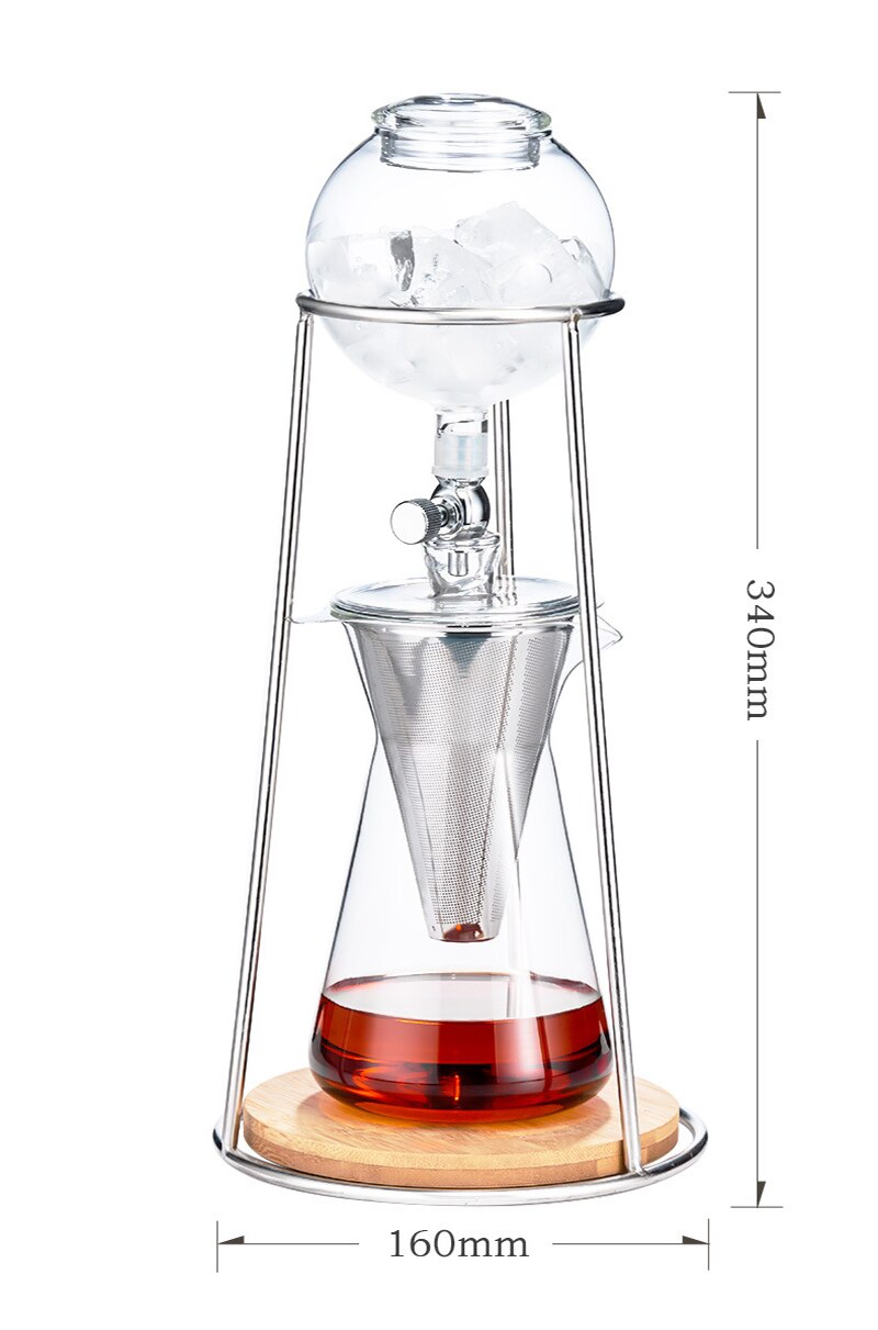 Retro Style Glass Coffee Maker