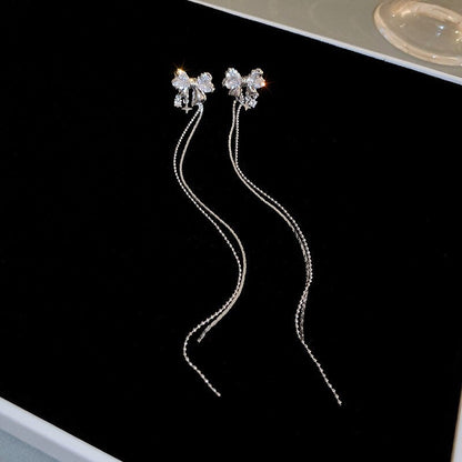 Beautiful Butterfly Design Zircon Earrings