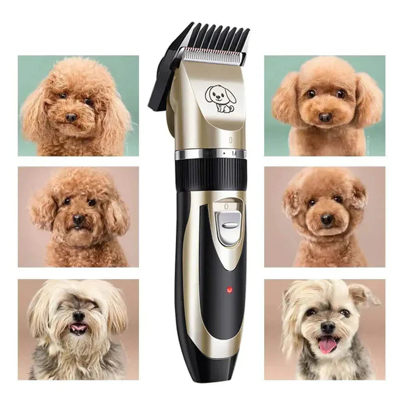 Quiet Pet Grooming Clipper Kit for Dogs