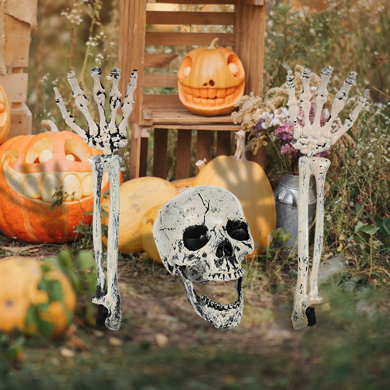 Spooky Zombie Skeleton Outdoor Halloween Decoration
