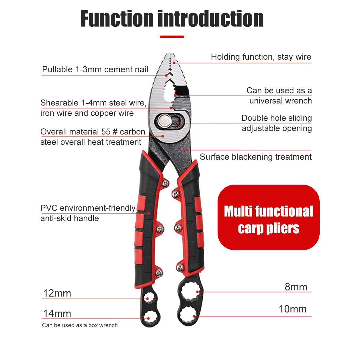 Easy Use Quick Release Plier Wrench