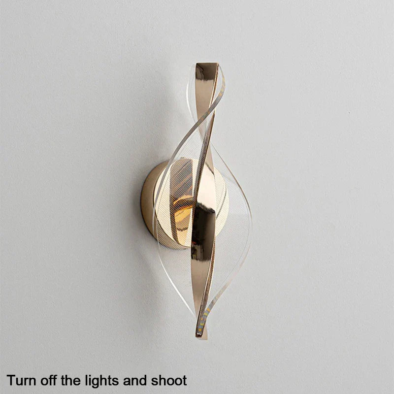 Stylish LED Wall Lamp | Contemporary Metal & Glass Design
