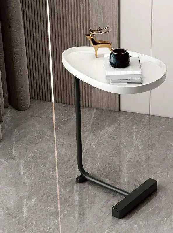 Space Saving End Table – Small Wooden Bedside Table