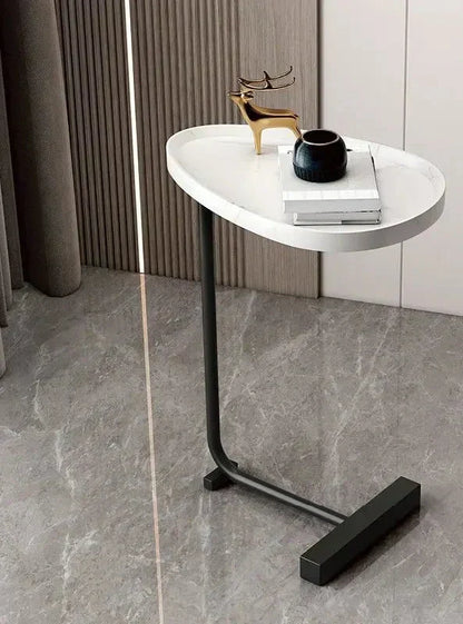 Space Saving End Table – Small Wooden Bedside Table
