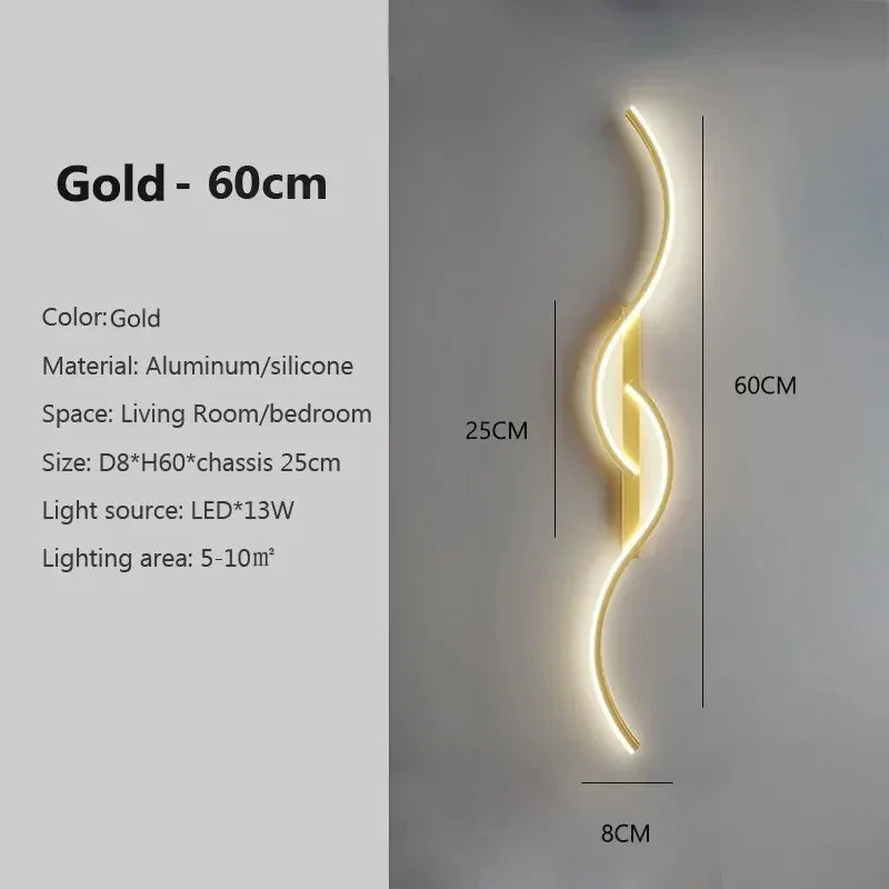 Slim LED Stripe Wall Light