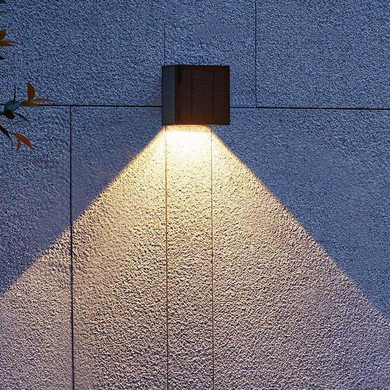 Outdoor Solar Powered Wall Light
