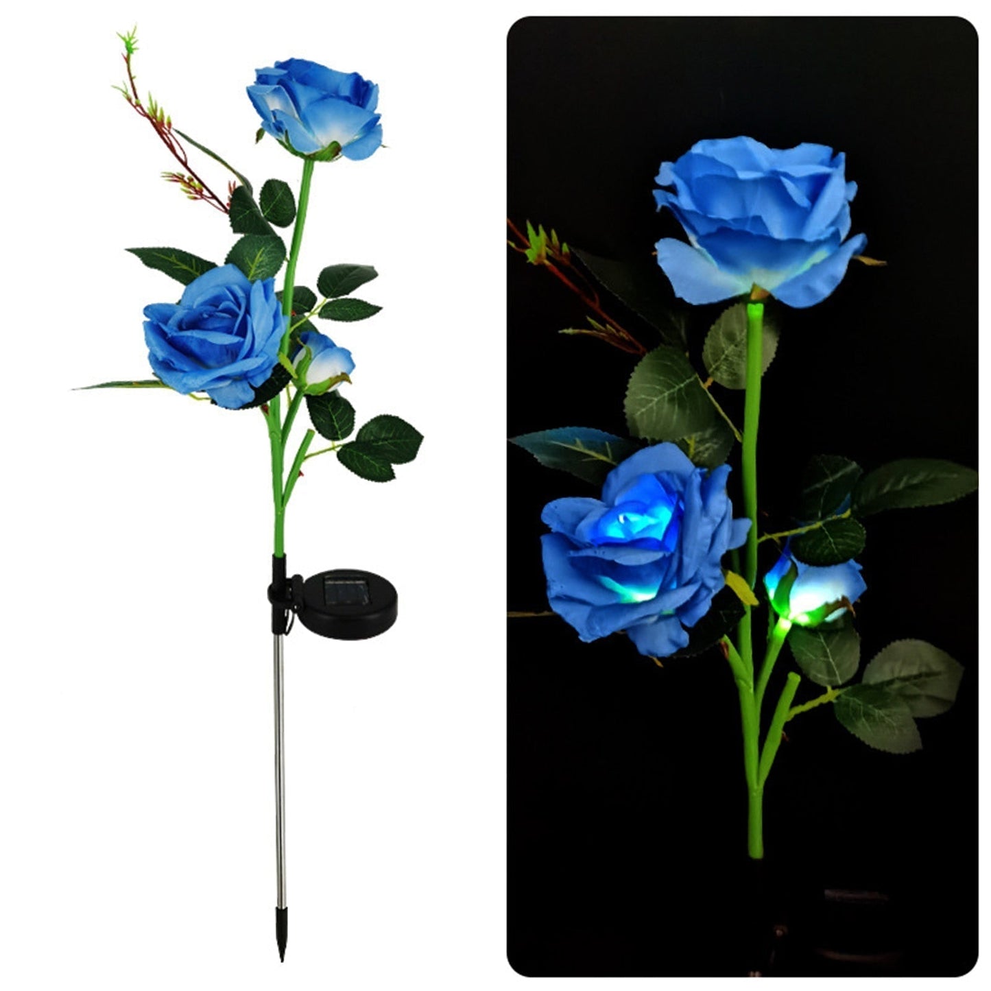 Colorful Outdoor Solar Powered Garden Lamp