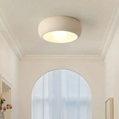 Simple Asian Style Round LED Ceiling Light
