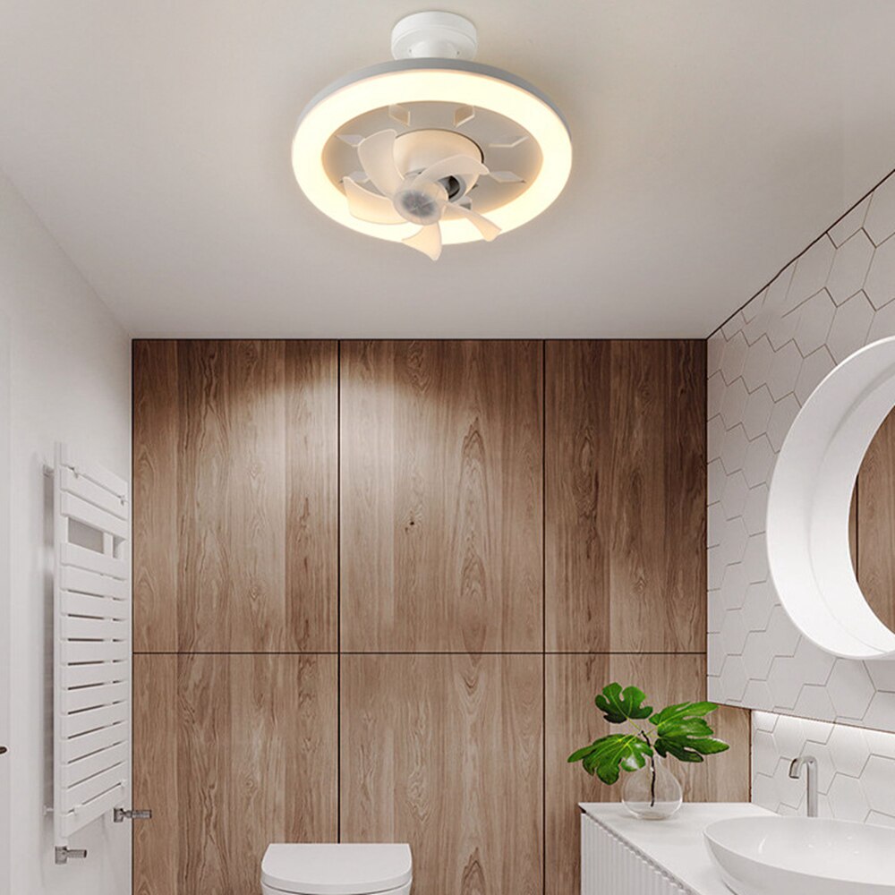 Dual Function Rotating LED Ceiling Fan Light
