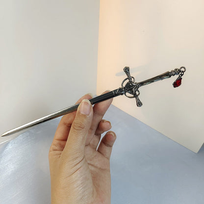 Regal Medieval Hair Sword Clip