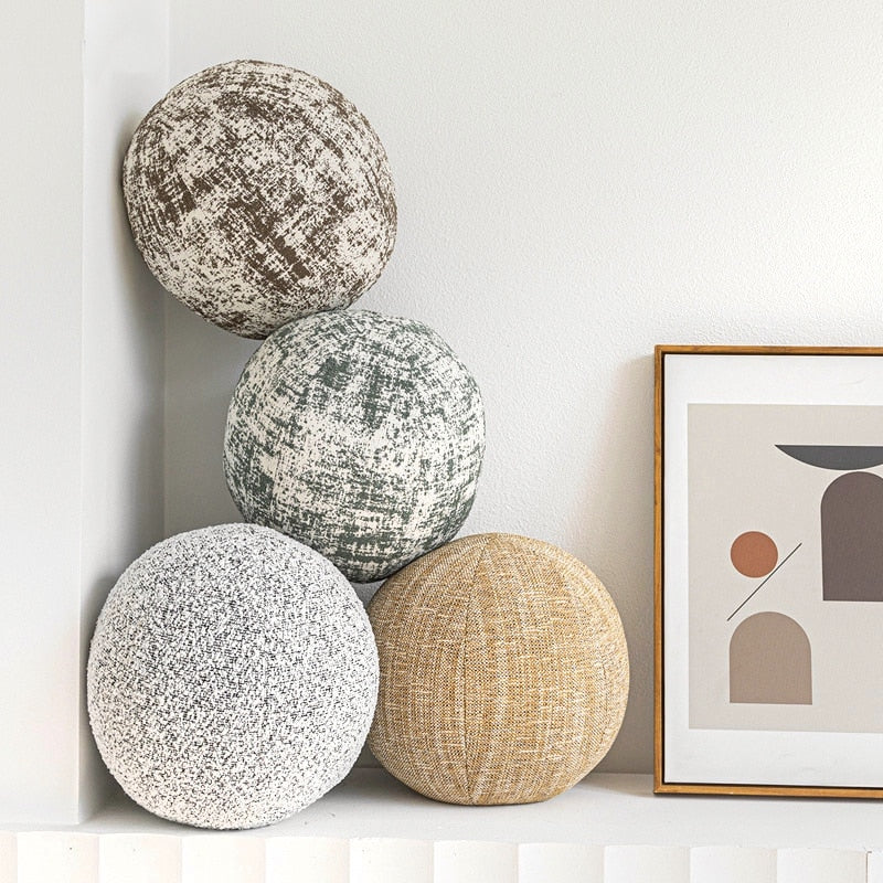Round Woven Decor Pillow - Befez