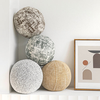 Round Woven Decor Pillow - Befez