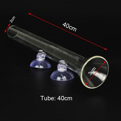 Clear Fish Tank Feeding Tube Aquarium Accessory