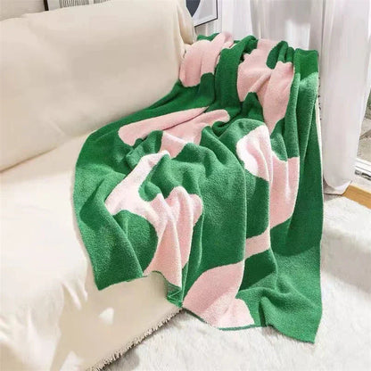 Colorful Striped Throw Blanket