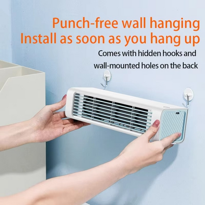 Silent Wall Mount Fan - Compact Powerful Air Circulator