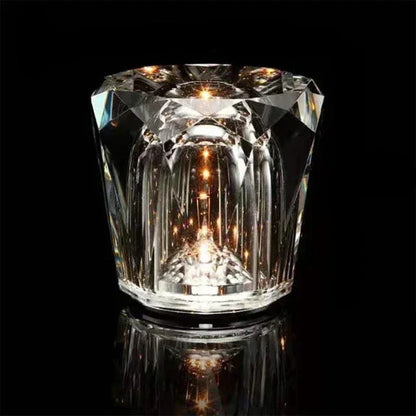 Elegant Glass Table Lamp for Ambient Rooms