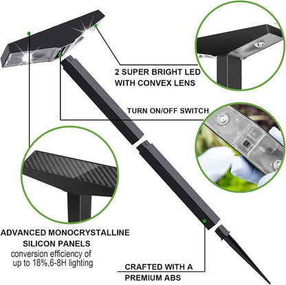 Solar Powered Outdoor Garden Path Lights
