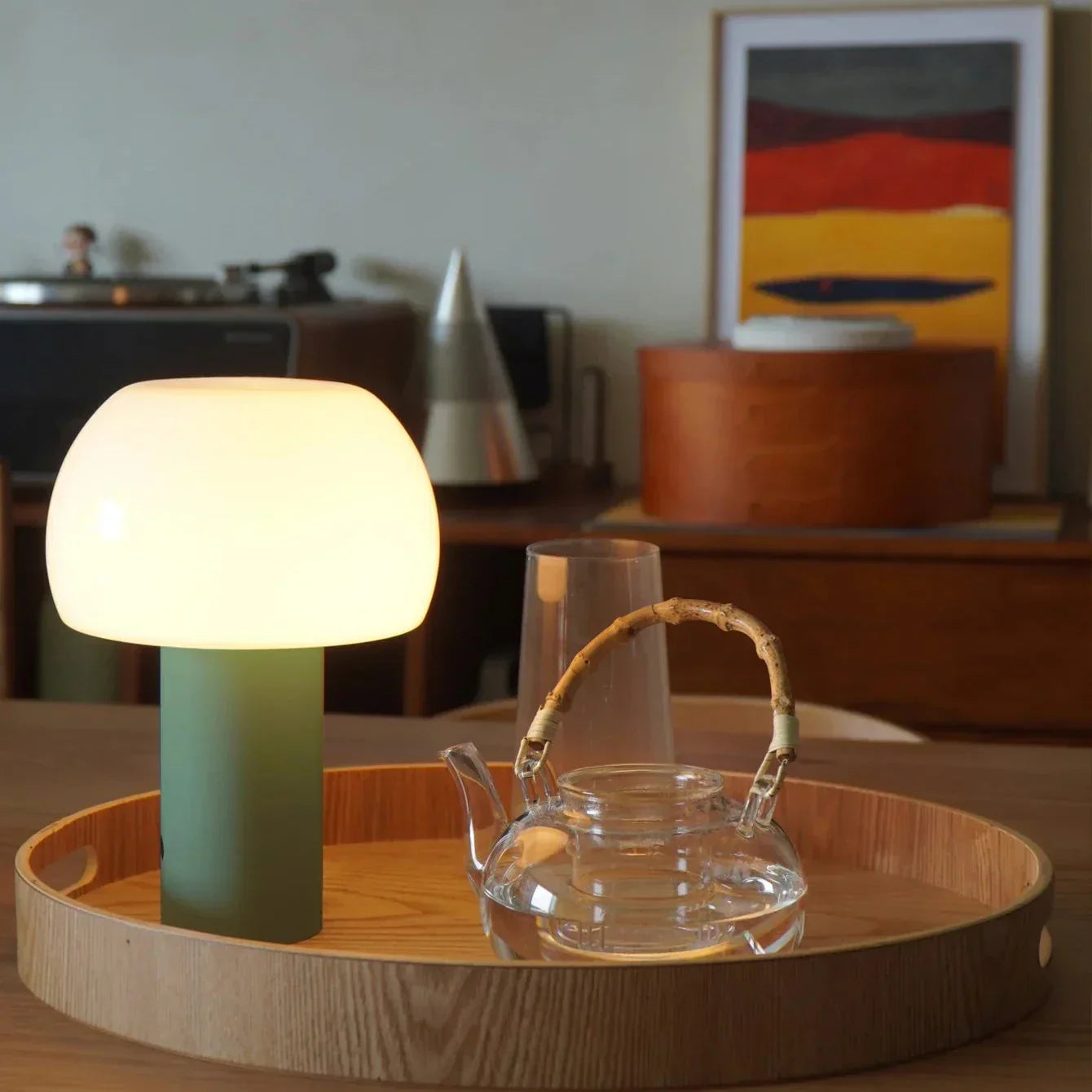 Compact LED Desk Lamp for Soft Lighting