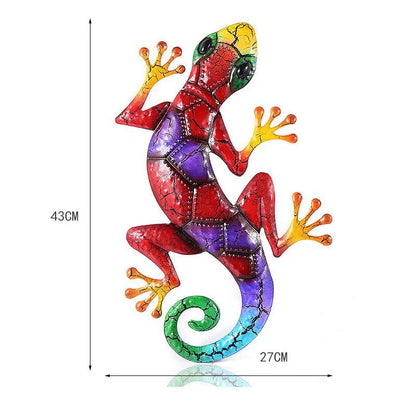 Vibrant Metal Animal Wall Art Decoration