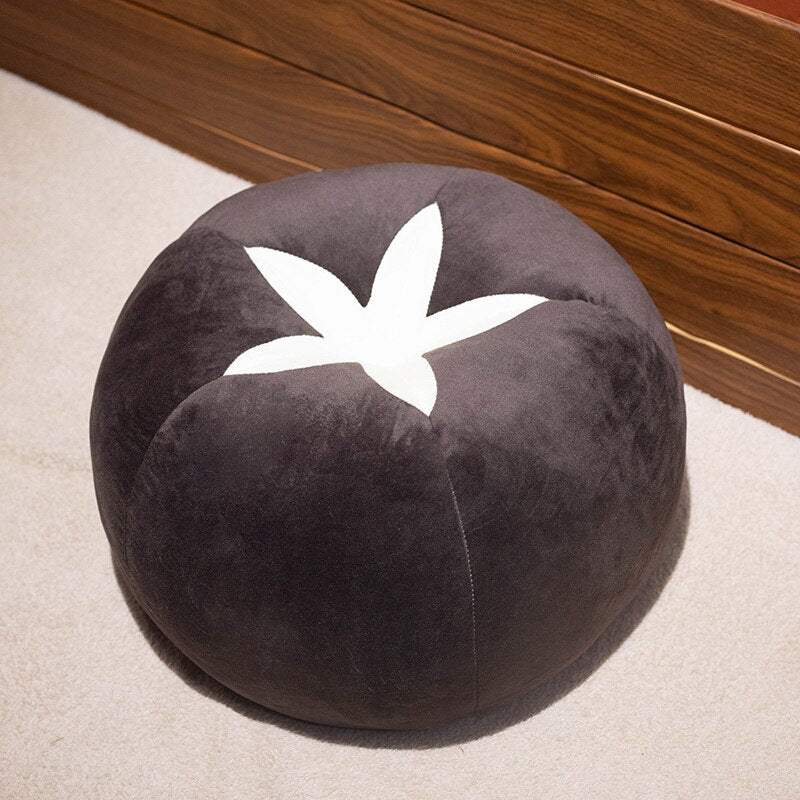 Soft Veggie Print Throw Pillows