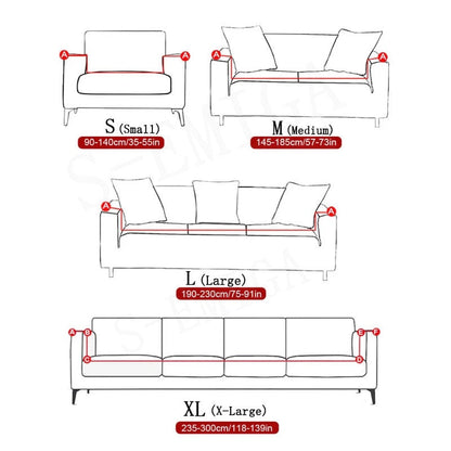 Stylish Slip Resistant Stretch Sofa Protector