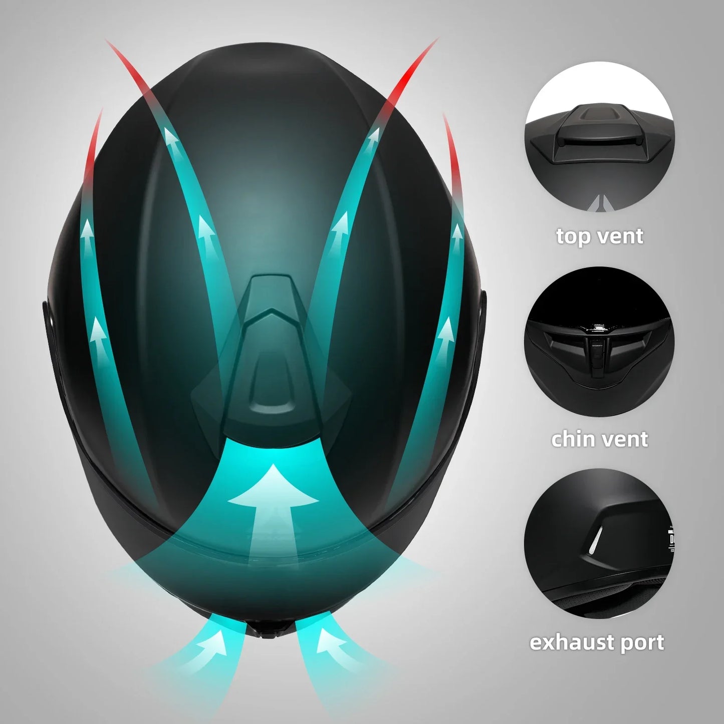 Befez | Premium Full Face Motorcycle Helmet with Clear Shield