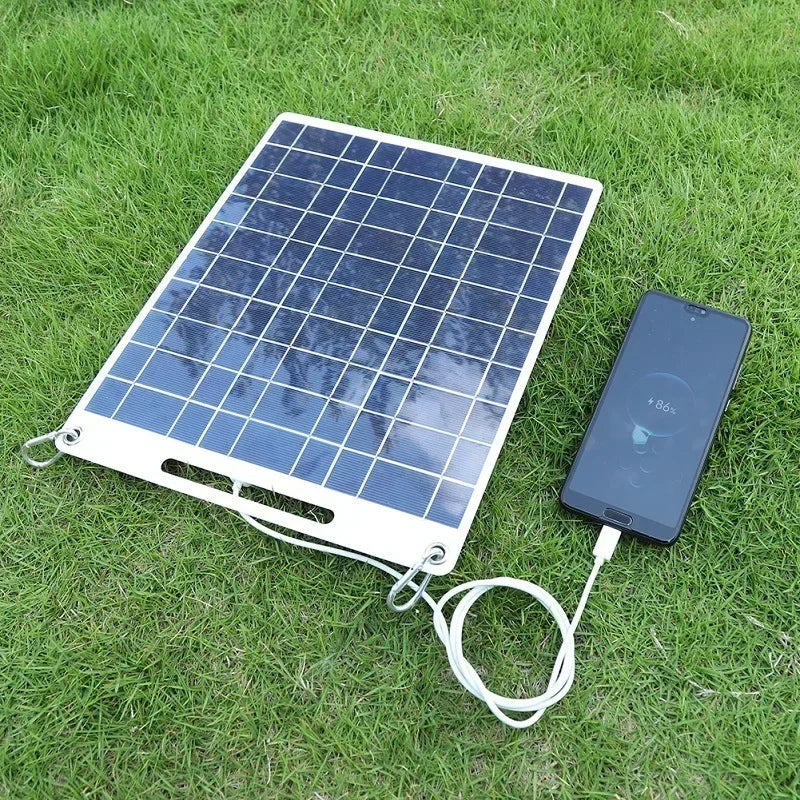 Compact Solar Charger 100W Waterproof Portable Power - Befez