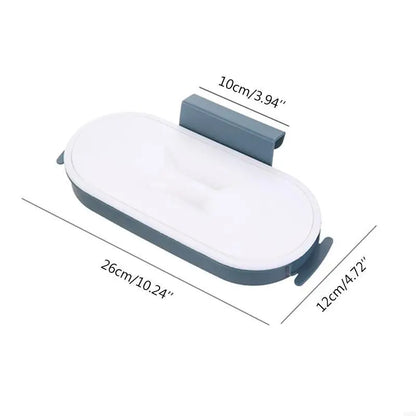 Easy Clip On Trash Bag Holder With Lid