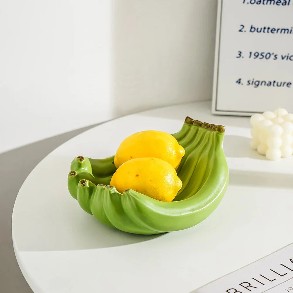 Yellow Fruit Kitchen Storage Dish