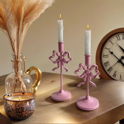 Rustic Metal Candle Lamp Holder