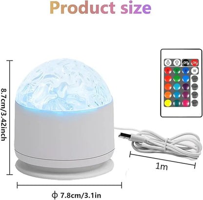 Colorful LED Night Light Projector with Remote