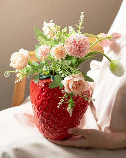 Pretty Pink Flower Vase