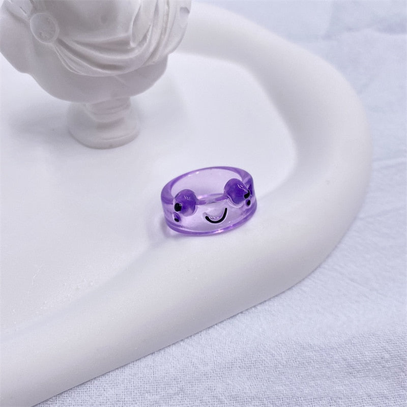 Fun Green Frog Children's Ring